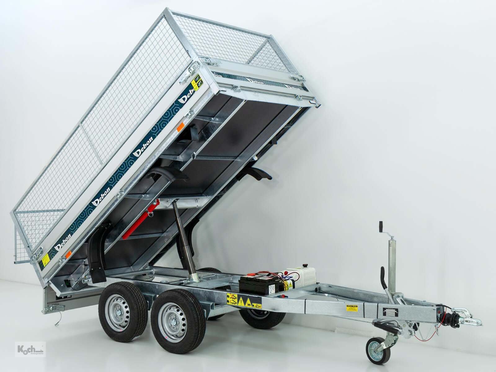 Anhänger του τύπου Sonstige Heckkipper 155x305cm 2,0t|E-Pumpe|Gitter 60cm|AKTION (Ki12311667So), Neumaschine σε Winsen (Luhe) (Φωτογραφία 2)